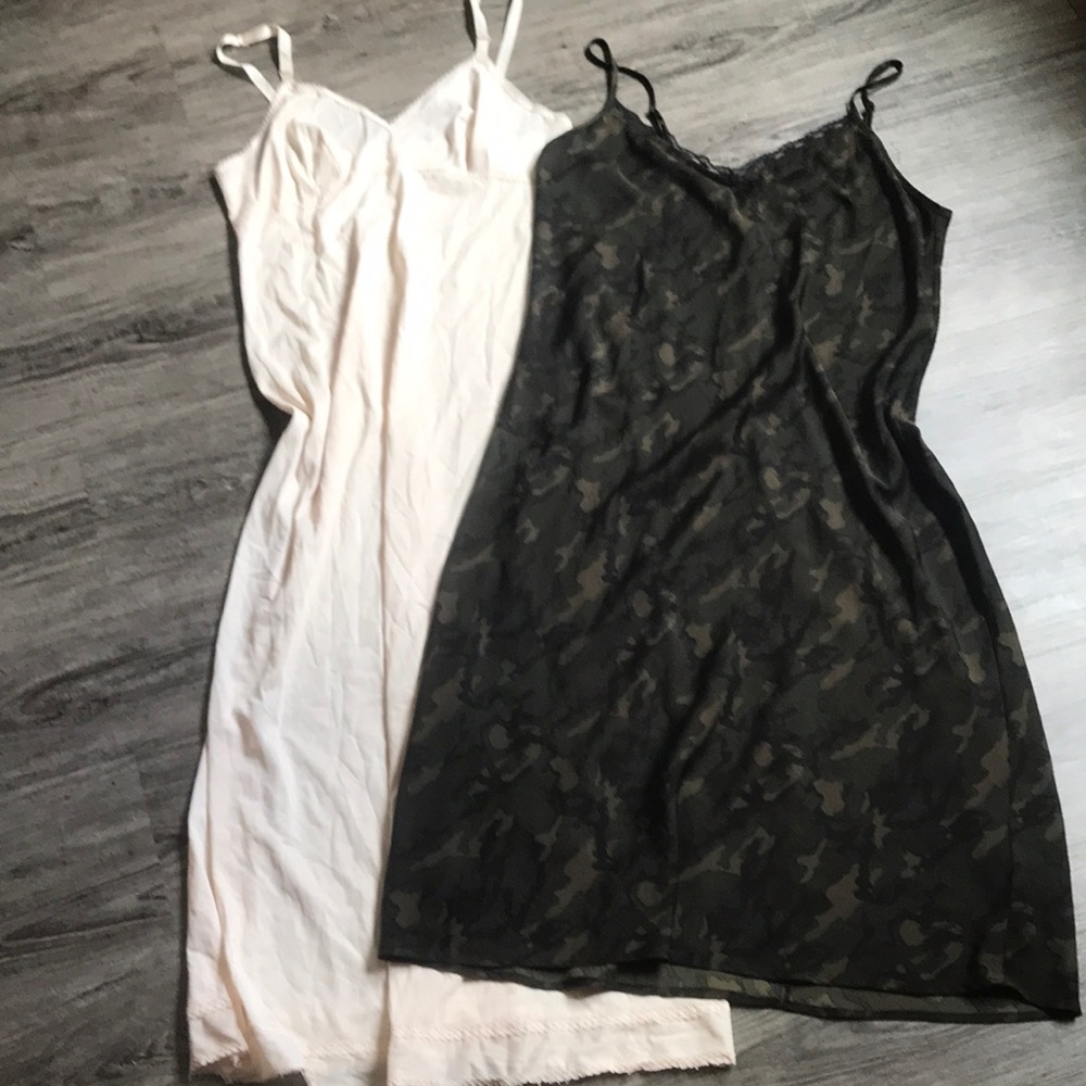 Slip / Nightie Set : Camo & Cream